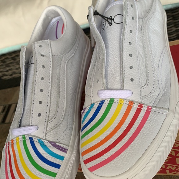 VANS OLD SKOOL FLOUR SHOP RAINBOW/TRUE WHITE MEN’s - Picture 10 of 15